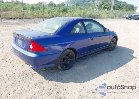 2004 Honda Civic Ex from USA, damaged, VIN 1HGEM229X4L056521